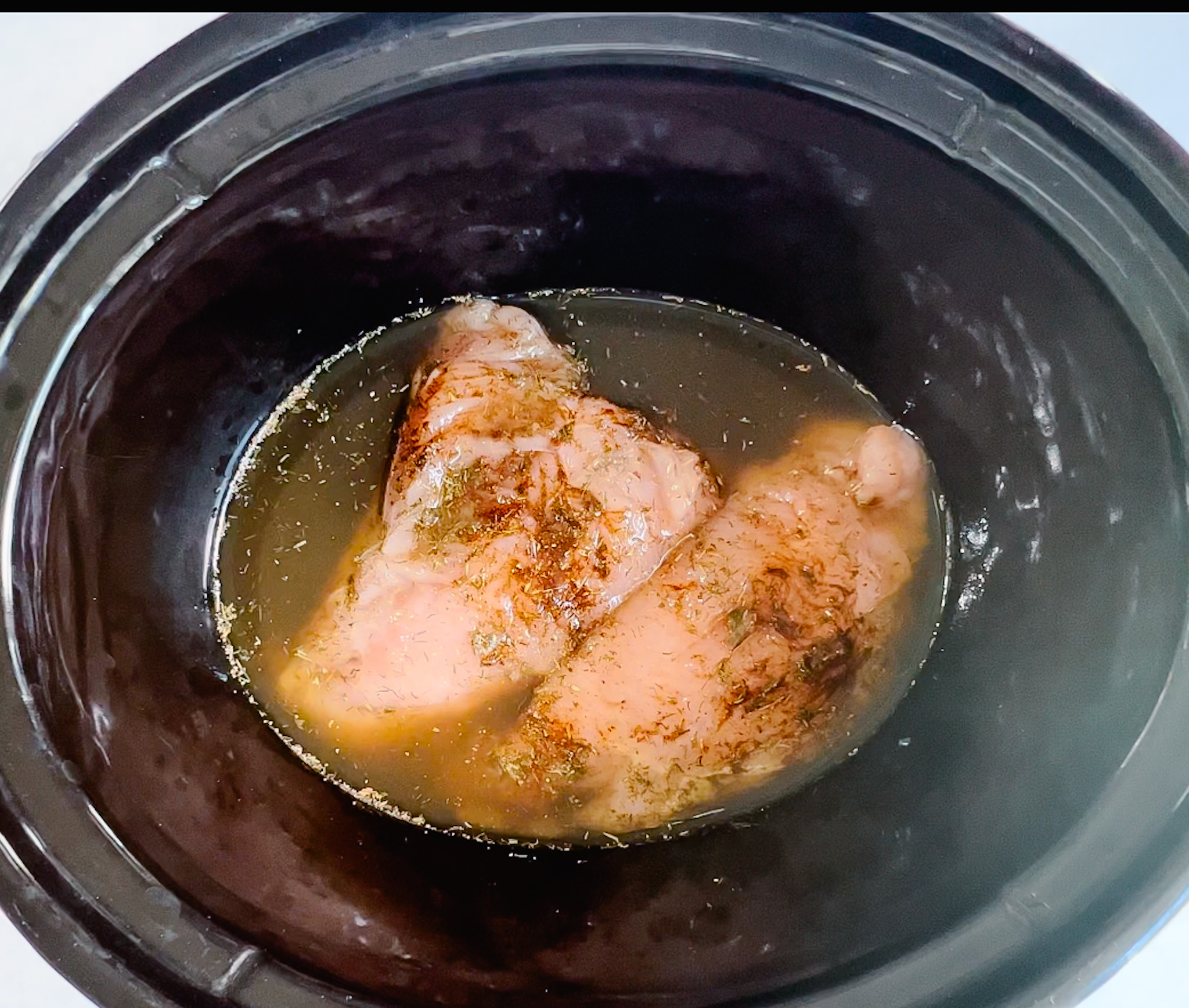 turkey tenderloin in the crockpot with chicken stock