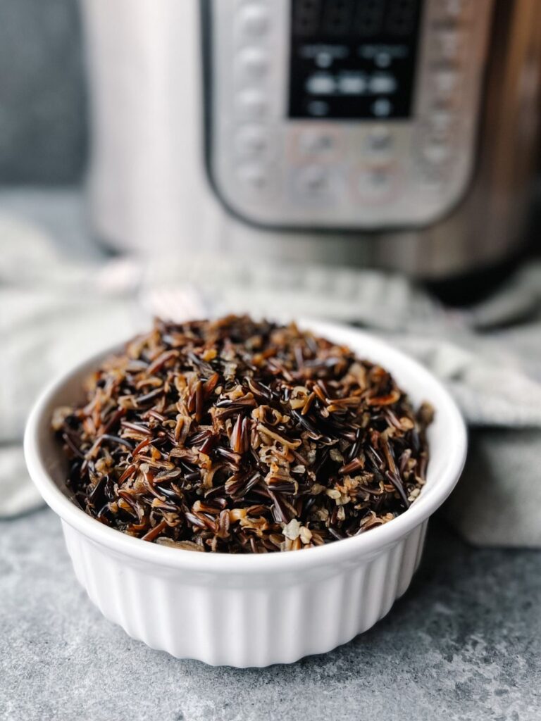 How to Make Wild Rice in the Instant Pot - Bake With Jamie